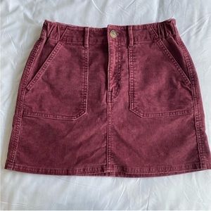 American Eagle Corduroy Mini Skirt Y2K
